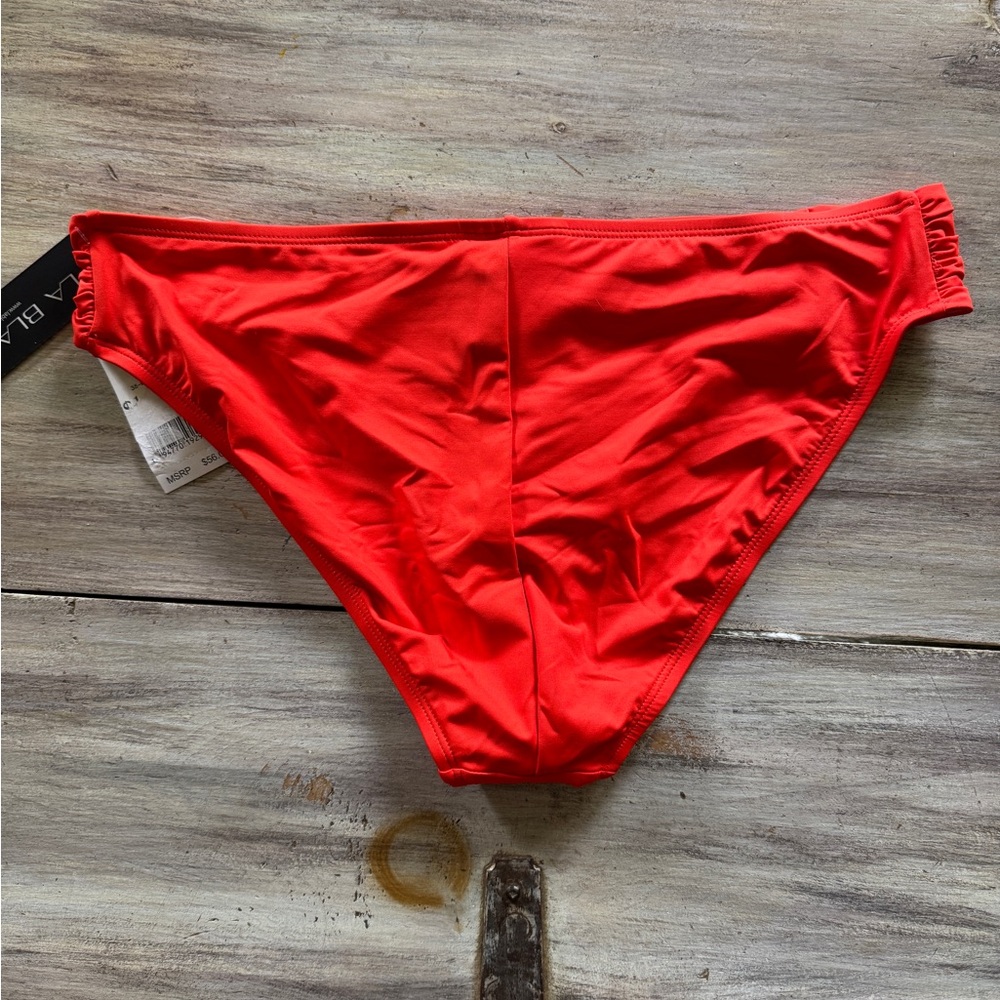 La Blanca Fiery Red Bikini Bottom 14 NWT